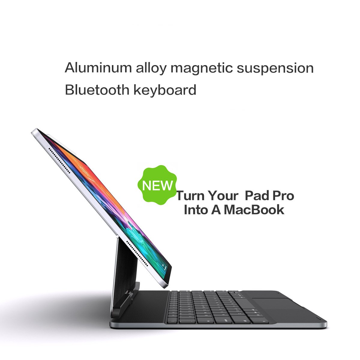 Ultra Thin Aluminum Keyboard Case For Apple Ipad Pro 12.9inch With Trackpad Backlight Cover