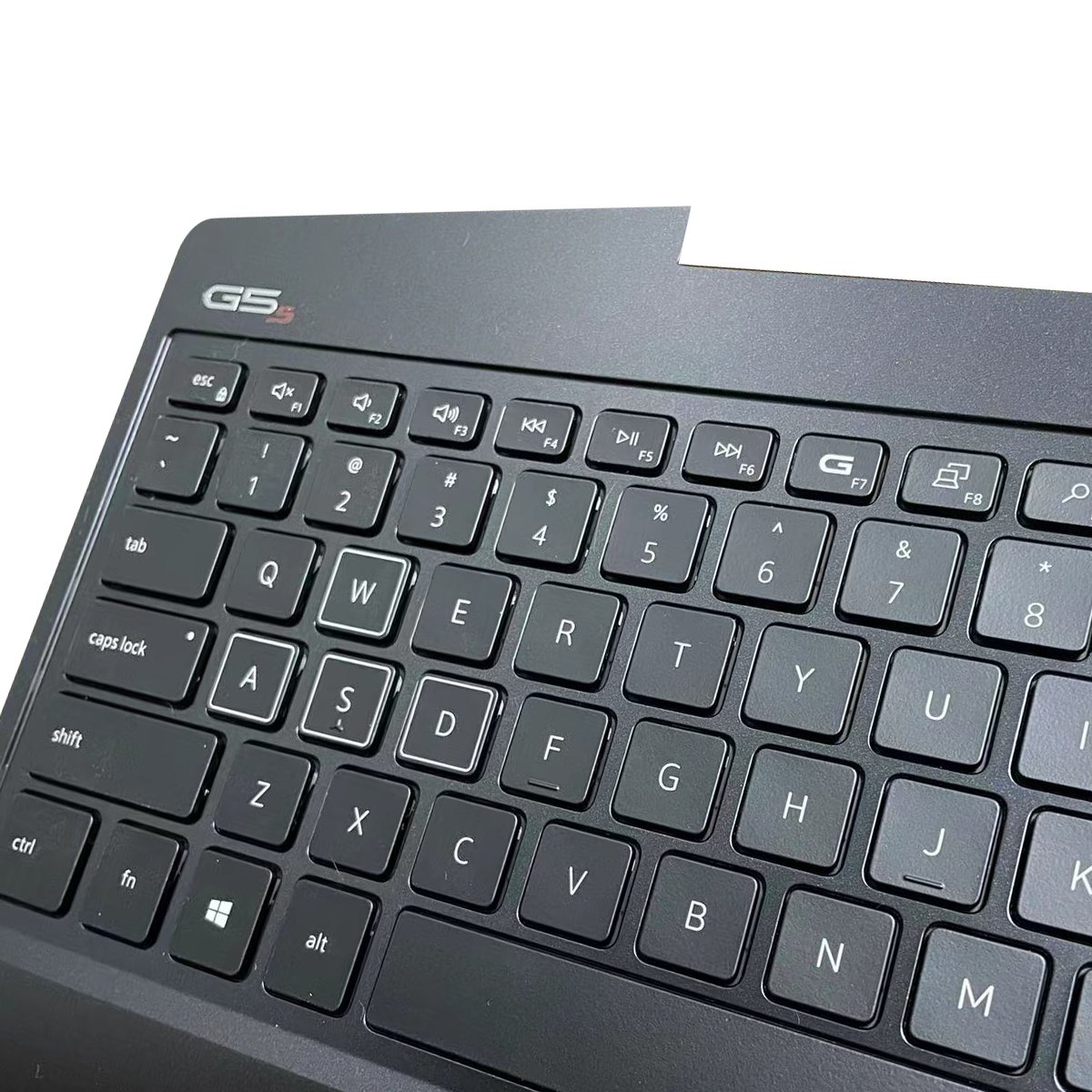 New palm rest large shell C protective cover for replacement parts of Dell Inspiron G5s laptop, with keyboard