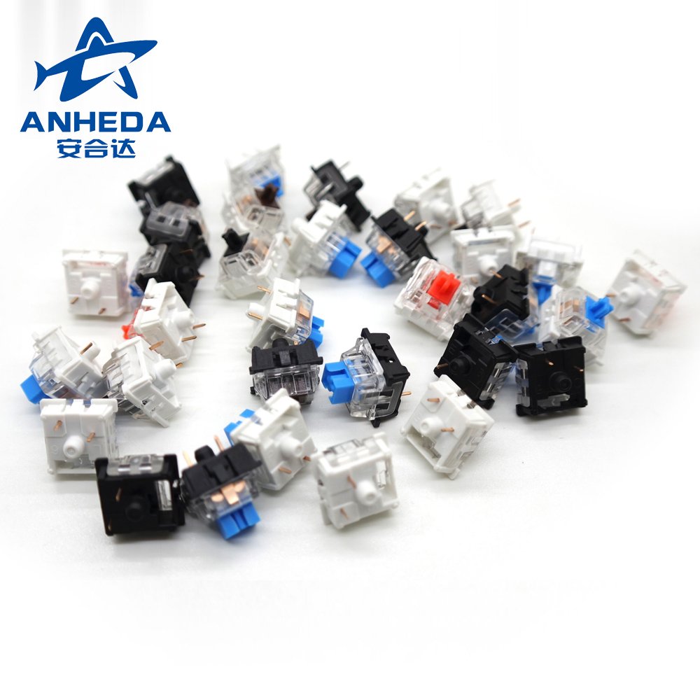 2 pins illuminated industrial push button switches Cherry Mechanical Gaming Keyboard switch