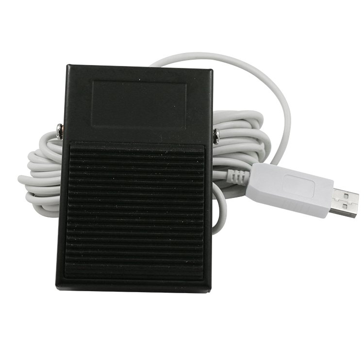 Metal anti-slip 2m USB cable Replace Key Computer Mouse Keyboard Electrical Single Pedal Operation Foot Switch