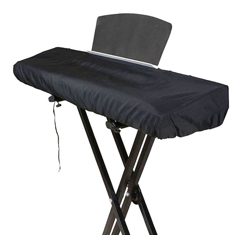 88 Keys Piano Keyboard Covers Stretchable Dust Proof Folding Waterproof Covers With Drawstring Piano Keyboard Dust Cover