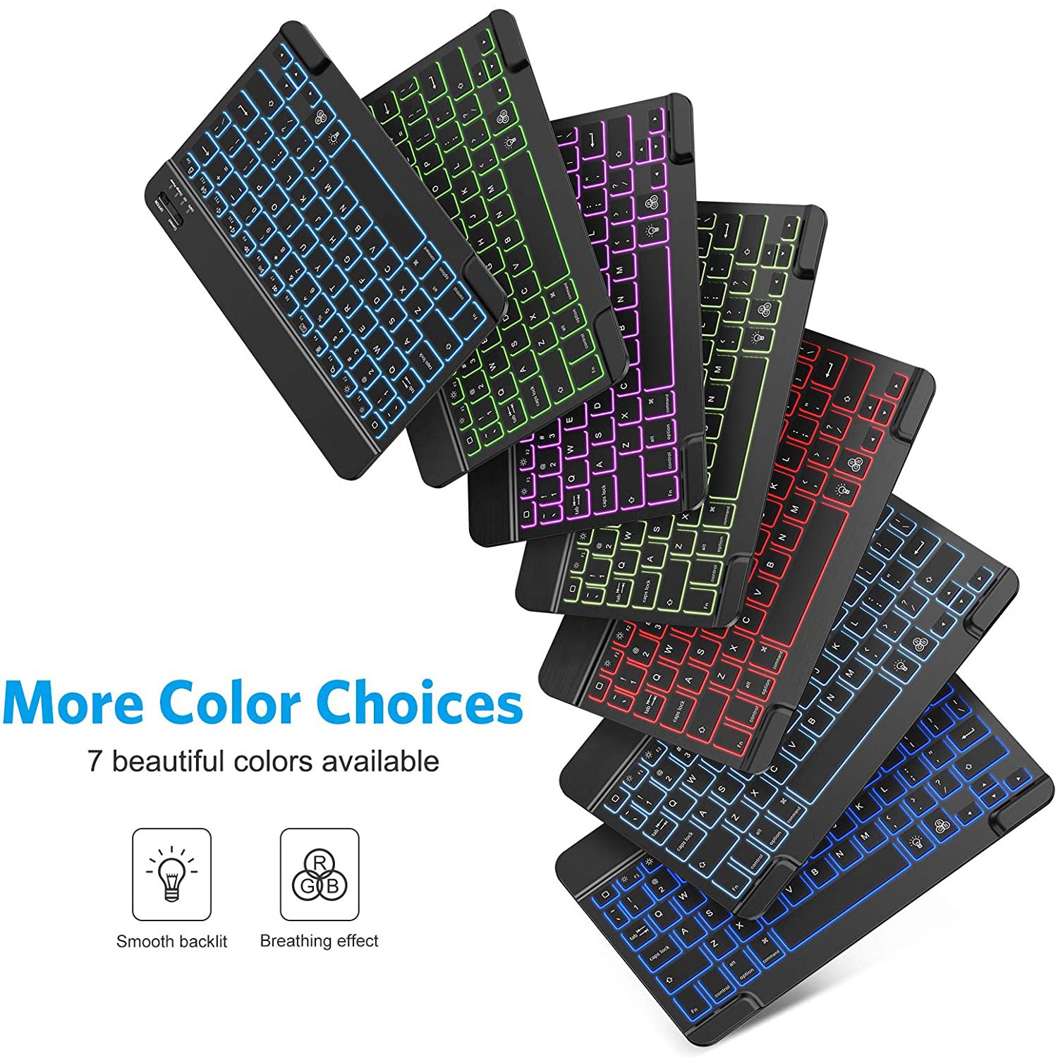 Hot Selling Scissors Switches Silent Backlit Bluetooths Keyboard Mouse Combo for iPad Tablet