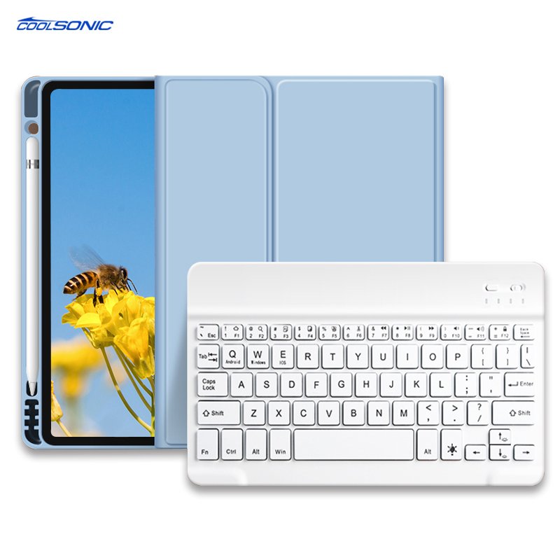 Fashion Design Flip Cover Case BT Keyboard For iPad 9th 8th 7th Generation Case Wireless Keyboard Magnetic Case for iPad 10.2