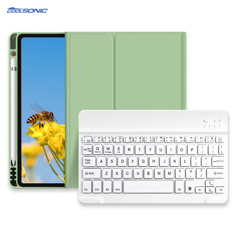 Fashion Design Flip Cover Case BT Keyboard For iPad 9th 8th 7th Generation Case Wireless Keyboard Magnetic Case for iPad 10.2