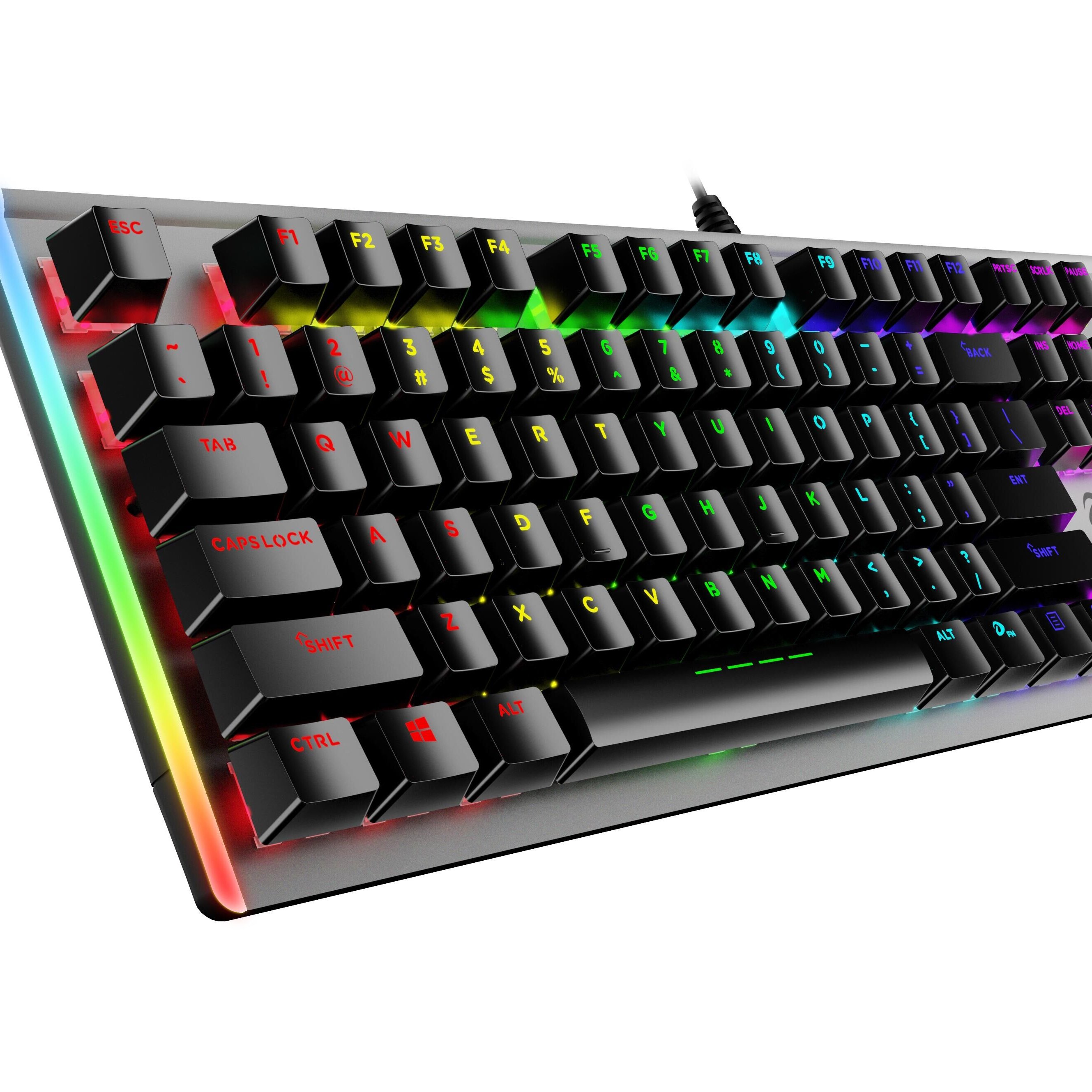 104 key entry level full size mechanical keyboard Chinese switches qualtity assurance keyboard
