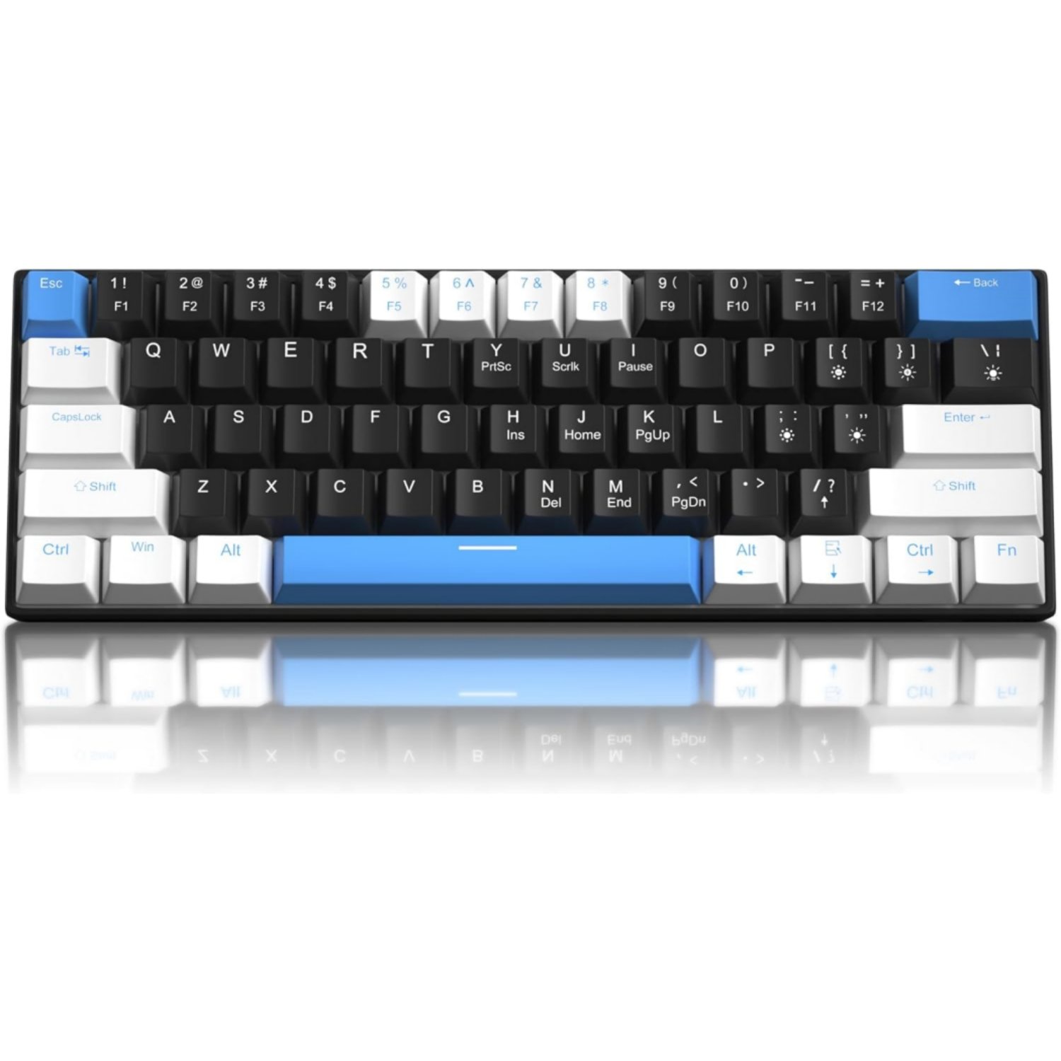 Mini USB Custom Mechanical Keyboard Spanish RGB Keyboard for Mac Customizable Mechanical Keyboard