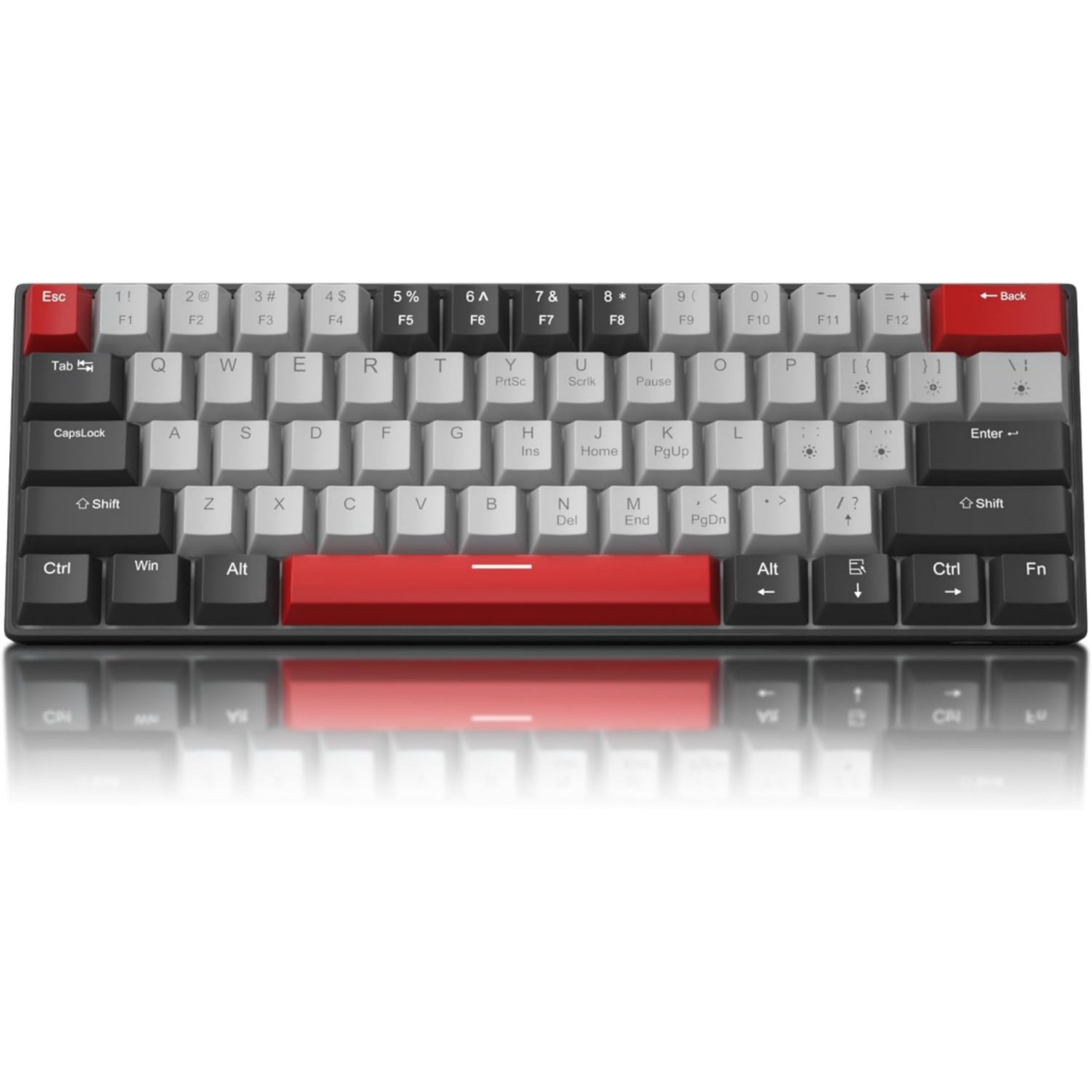 Mini USB Custom Mechanical Keyboard Spanish RGB Keyboard for Mac Customizable Mechanical Keyboard