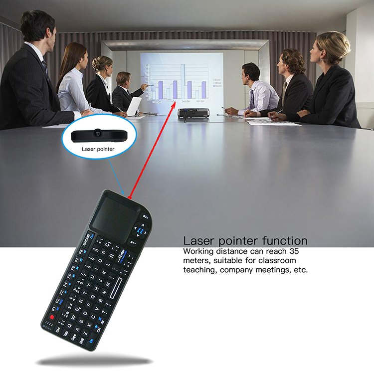 MRSVI Laptop Keyboard Manufacturer Custom A8 Mechanical Portable Backlight Gamer Mini Wireless Mouse Keyboard Customized Box Usb