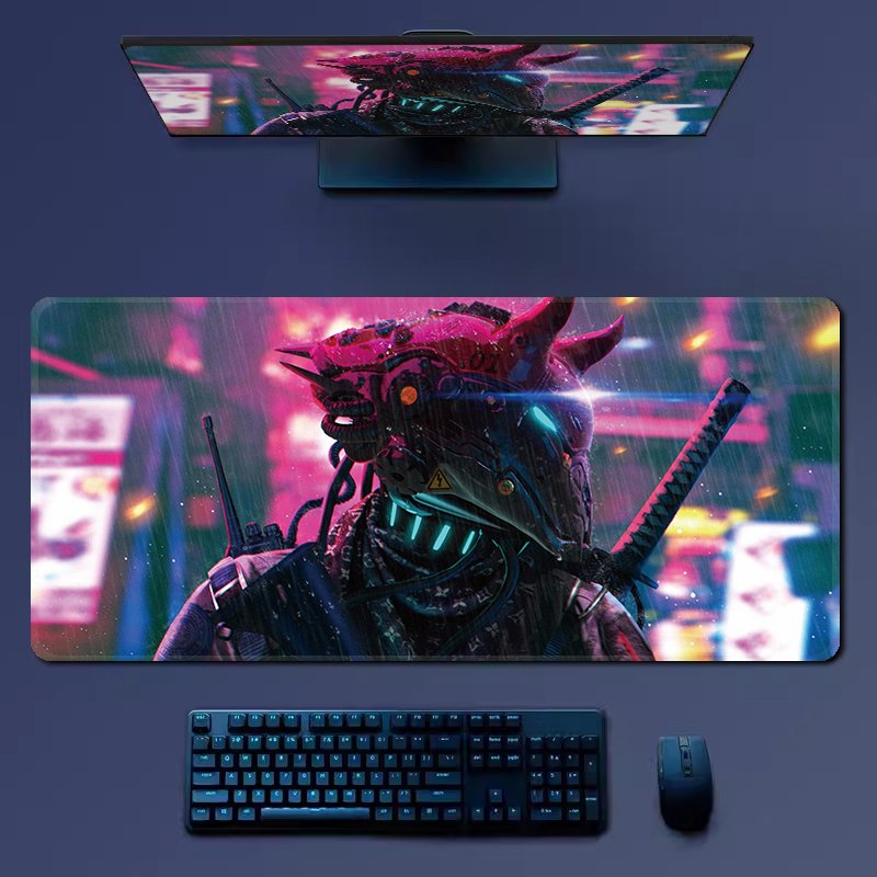 Hot New Animation Element Rubber And Woven Fabric Desk Mouse Pad Used For Pc Side Games