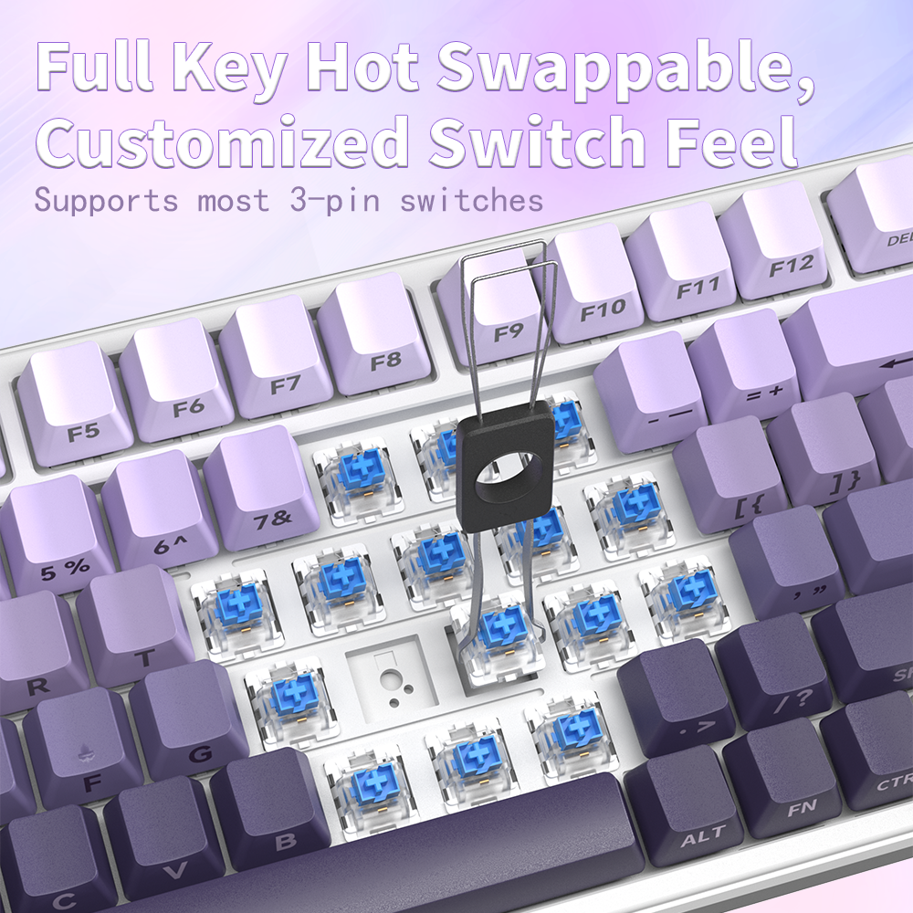 ZIFRIEND ZT99 TLK Custom Keyboard Kit hotswap wireless USB Gasket RGB Backlit Gaming Mechanical Keyboard PC laptop Keyboard