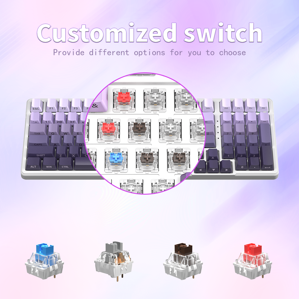 ZIFRIEND ZT99 TLK Custom Keyboard Kit hotswap wireless USB Gasket RGB Backlit Gaming Mechanical Keyboard PC laptop Keyboard