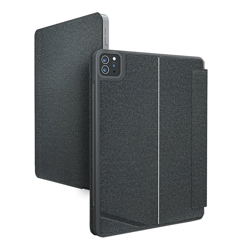 multifunctional keyboard case all-in-one touch keyboard magnetic detachable pivot stand case for ipad pro 12.9 tablet case