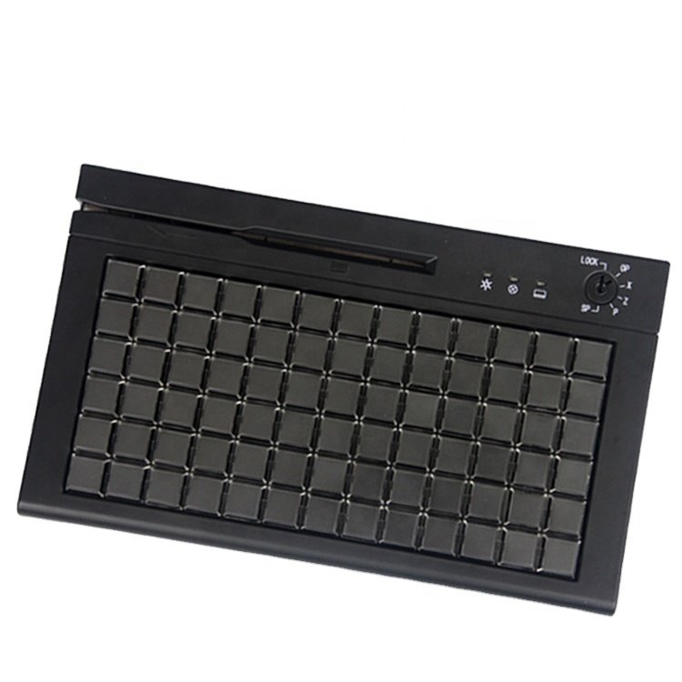 LIF 78-Keys Programmable USB PS/2 Mechanical Cherry MX Keyboard for POS Applications