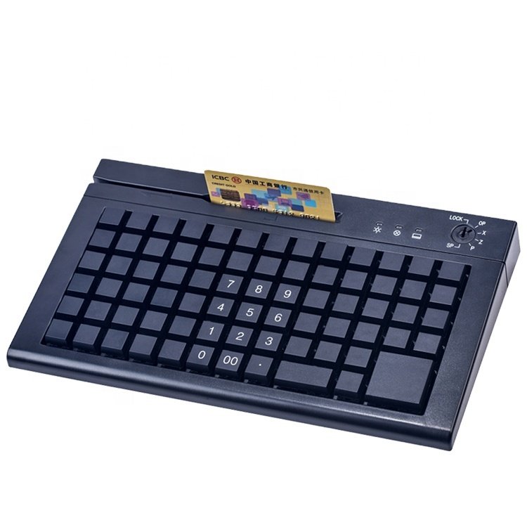 LIF 78-Keys Programmable USB PS/2 Mechanical Cherry MX Keyboard for POS Applications