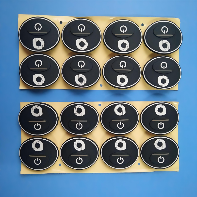 OEM Custom Black Silicone Button Metal Dome Array Switch Factory's Keyboard Control Panel with Membrane Switch