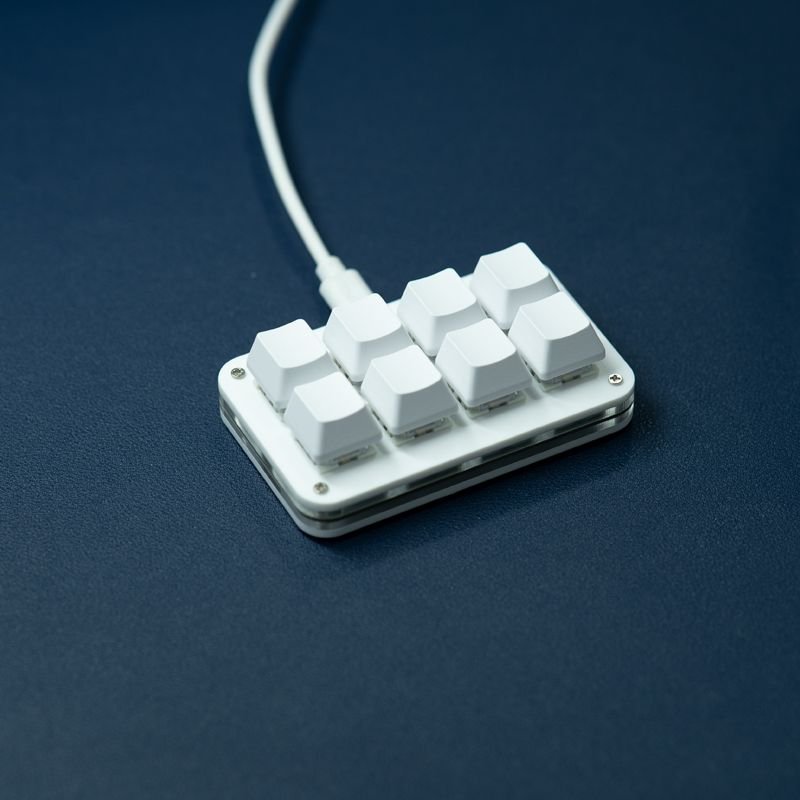 8-key Mechanical Keyboard Game One-handed Macro Programming Mini Custom Keyboard Office Game Design Key Caps Mechanical Keyboard