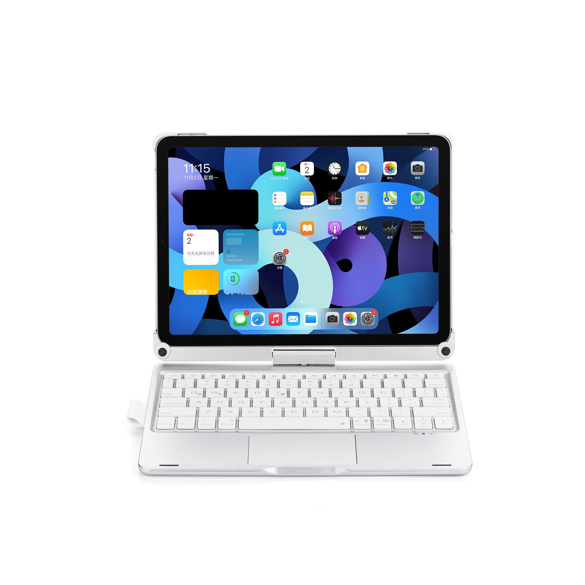 Foldable Case Keyboard Cover Trackpad Tablet Wireless With Touchpad Teclado Para Ipad BT Keyboard For Ipad