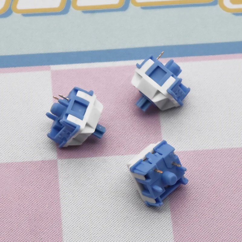 HMX Cloud Linear Keyboard Switches Factory Lubed Edition Pressure Mechanical Keyboard Linear Axis Sound Optimization Axis