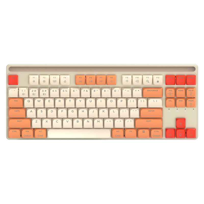Low Profile Mechanical keyboard Outemu Brown Switch gaming Keyboard TKL Style 2.4G BT Wired Tri Mode 1000Hz Metal Case for PC