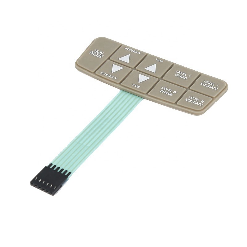 custom-made Smart Electronics membrane keyboard silicone button graphic overlay metal dome touch panel membrane switch keypad