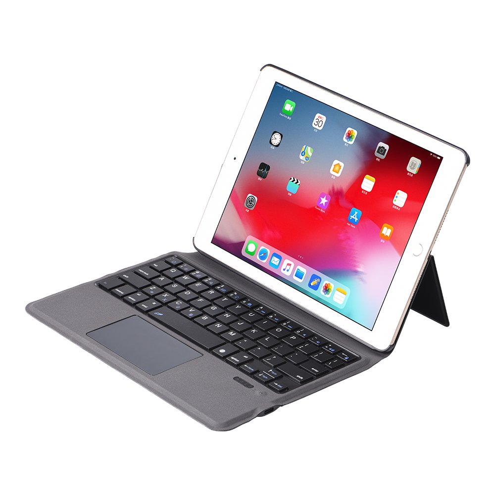 High Quality iPad Bluetooth Wireless PU Keyboard Case With Touchpad for ipad 10.2/ipad pro 10.5/ipad air 3