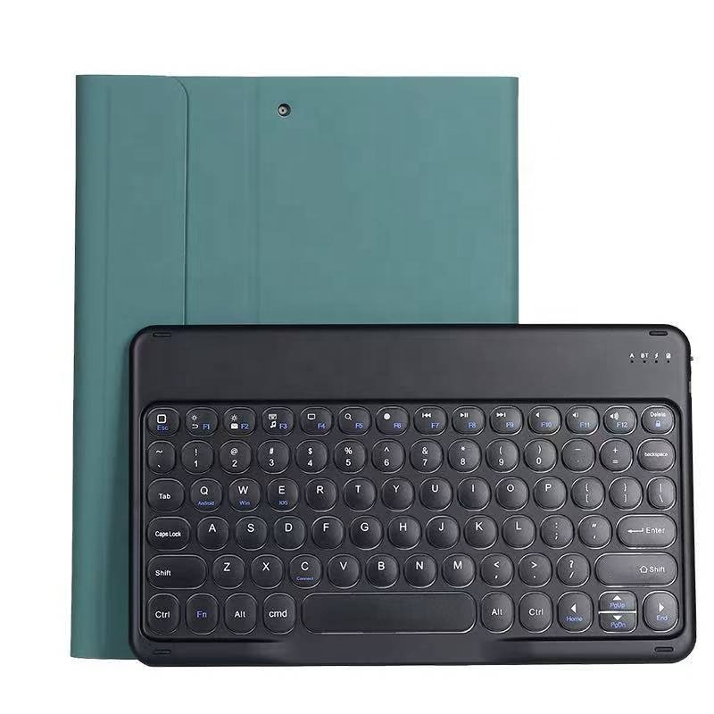 Universal Tablet Computer PU Leather Stand Shockproof Keyboard Cover TPU Case for ipad pro 11 with Pen Slot