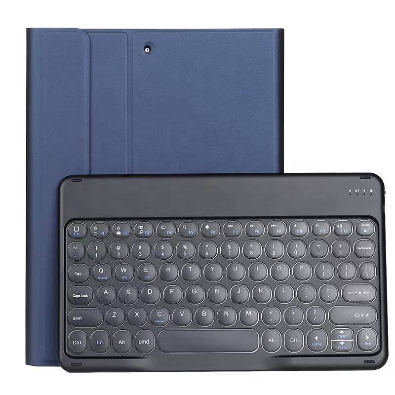 Universal Tablet Computer PU Leather Stand Shockproof Keyboard Cover TPU Case for ipad pro 11 with Pen Slot