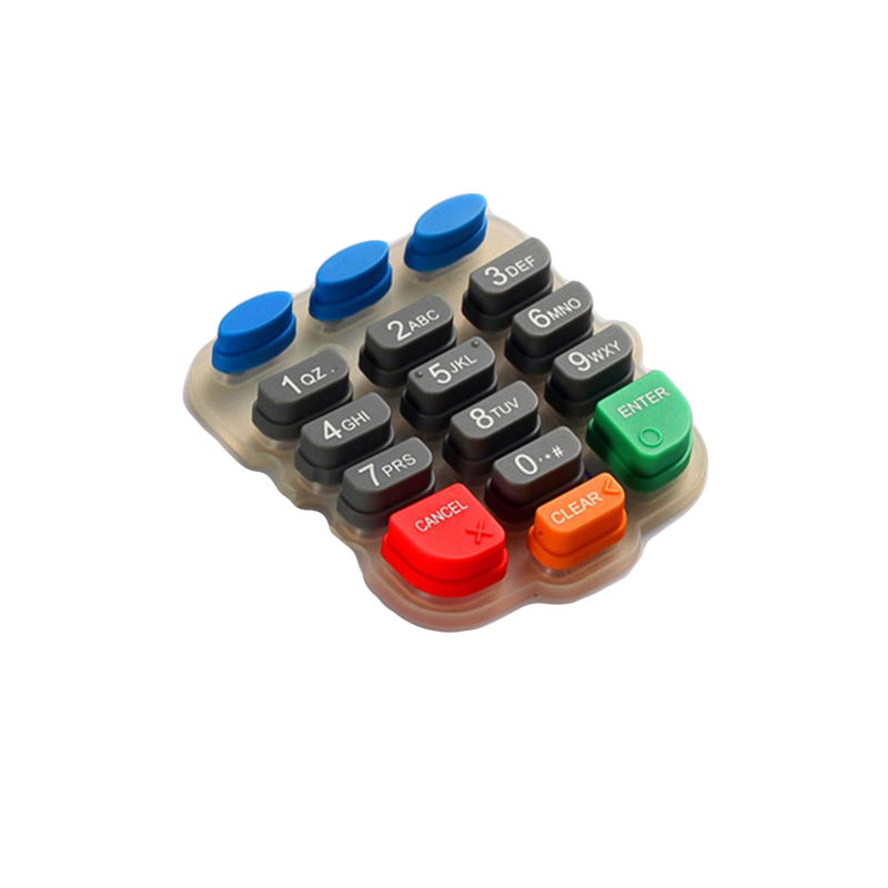 Custom POS parts Keycaps Silicone Waterproof Keypad Silicone Keycaps Gaming Mechanical Keyboard Office Plastic Keypad GUA 2024