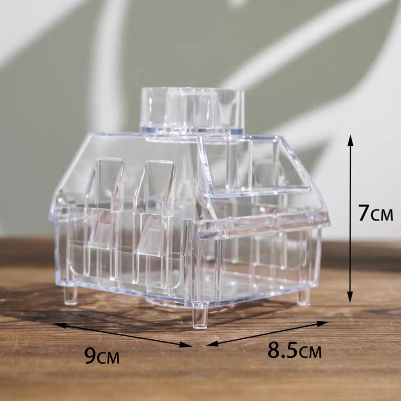 PC Transparent Switch Storage Case Keyboard Transparent Pink Purple Green Switches Container Storage Box