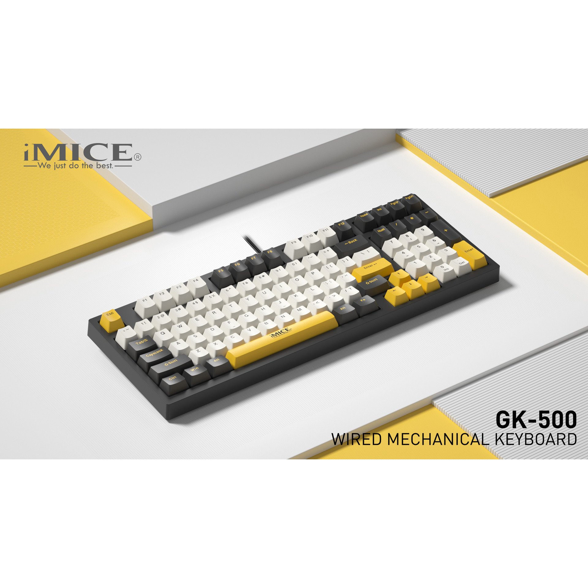 97 Keys Gaming Mechanical Keyboard Pluggable Usb TpyeC Cable Colorful Backlit