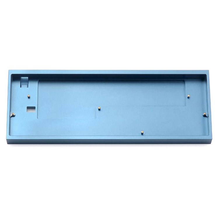 Customized CNC Aluminum Color Anodized Custom CNC Keyboard Case Factory OEM Customized Mechanical CNC Aluminum Keyboard Case