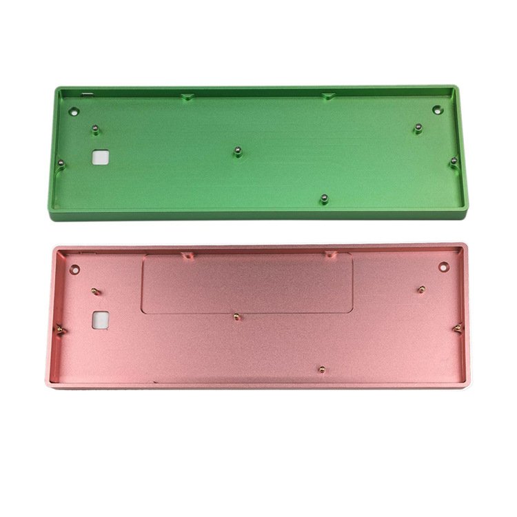 Customized CNC Aluminum Color Anodized Custom CNC Keyboard Case Factory OEM Customized Mechanical CNC Aluminum Keyboard Case
