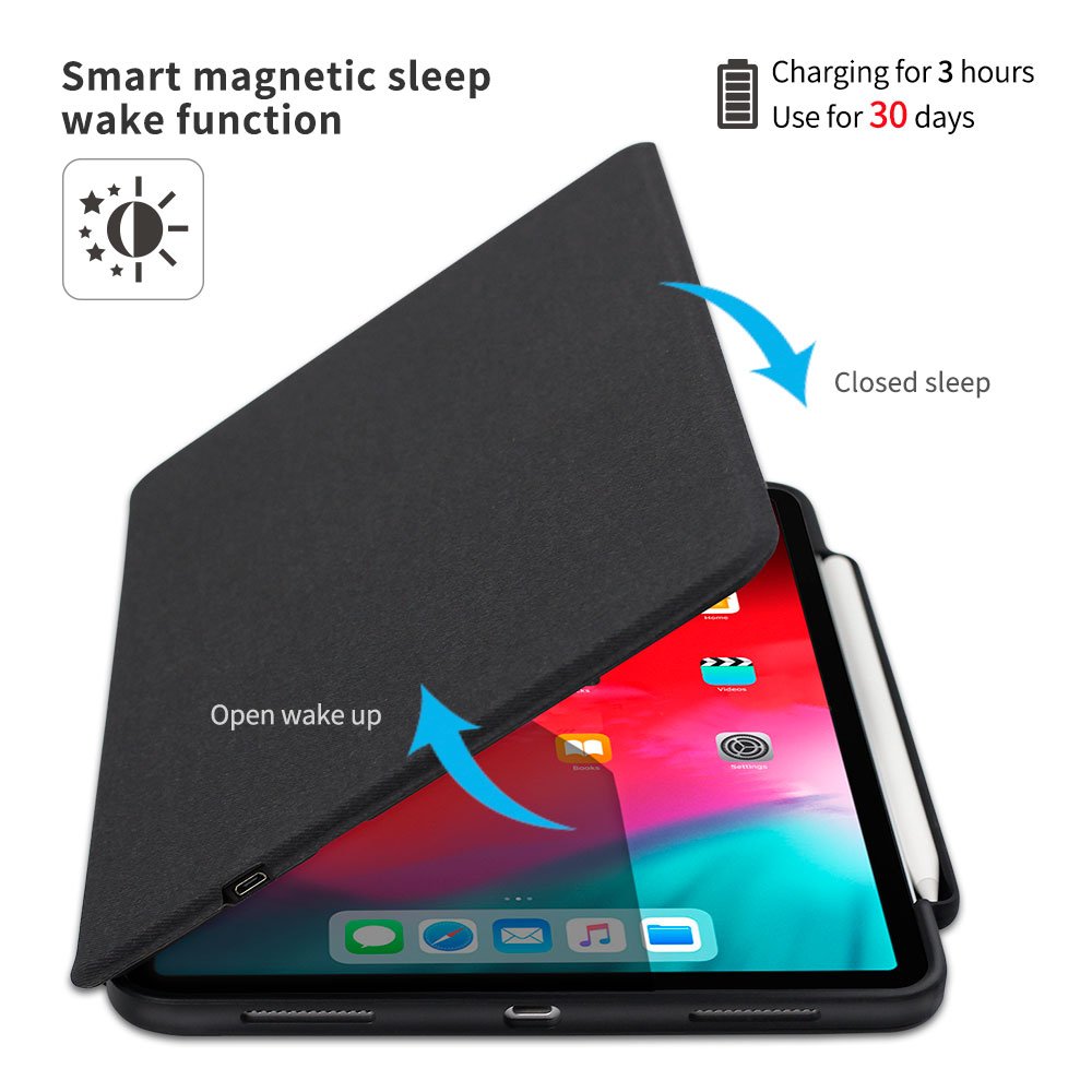 Custom Shockproof BT Wireless Keyboard Tablet cover Case with Pencil holder for iPad Air 10.9 inch iPad Pro 11 2020 2021 2024