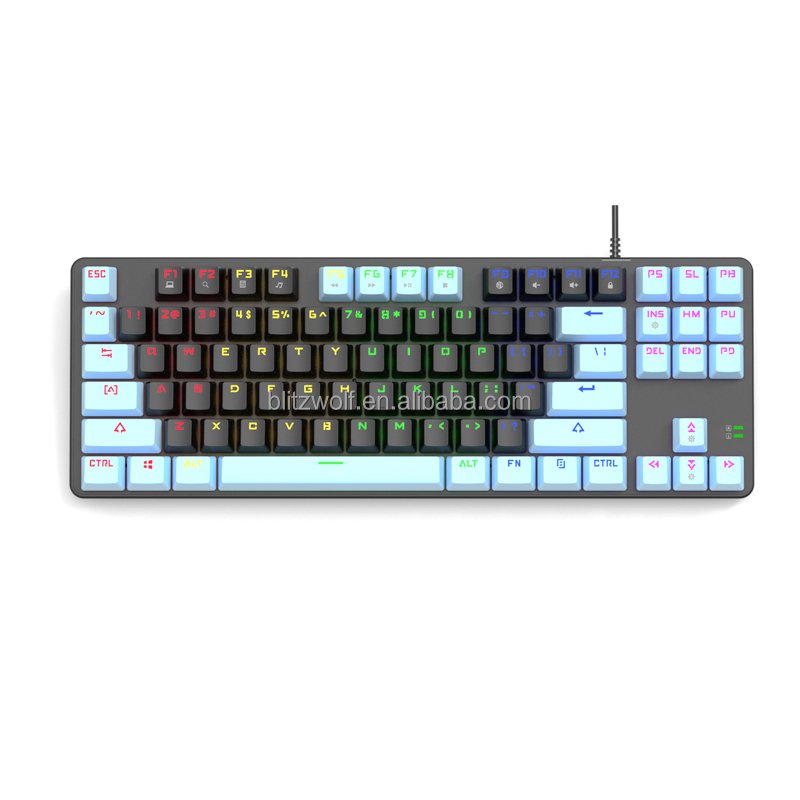 Gaming mechanical 80% for teclado gamer keyboard