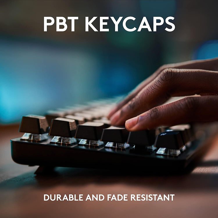 PBT keycaps Professional PC Gaming Original Tactile Mechanical Switches Logitech G412/G413 TKL SE Mechanical Gaming Keyboard