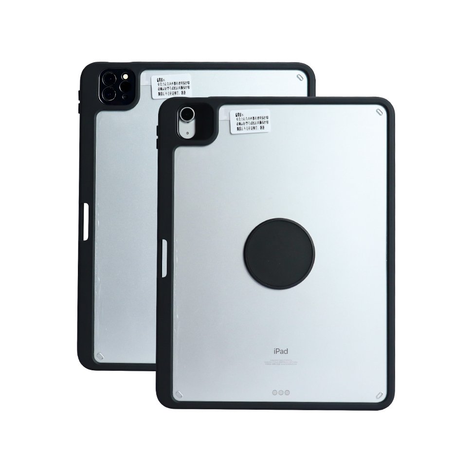 back Transparent hard shell 360 rotating Magnetic slide keyboard cover keyboard for ipad pro air 4/5 11 10.9 inch tablet case