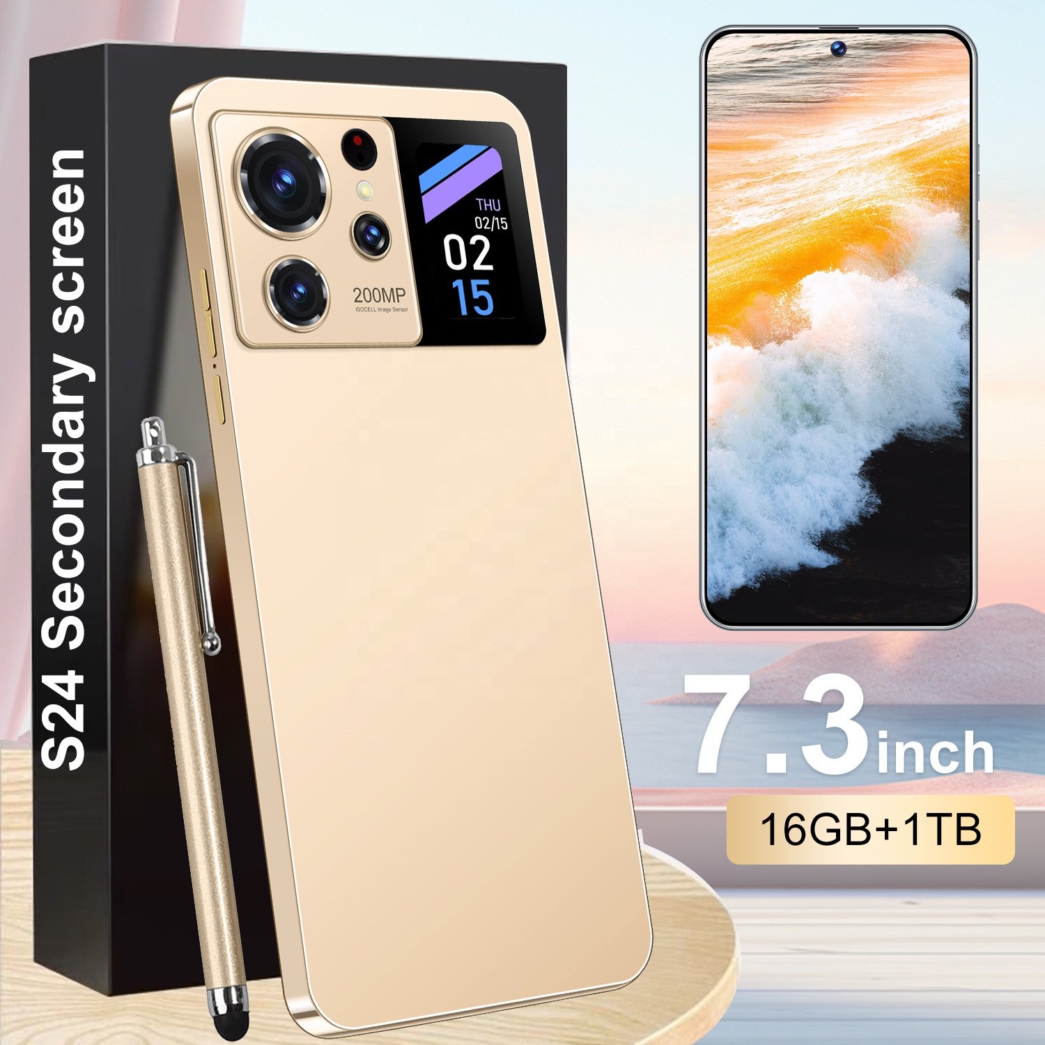 Cellphone 0riginal S24 Ultra Secondary screen 16GB+1TB Smartphone 6.7inch Unlocked dual card 5G Phones Android 13 Mobile phones