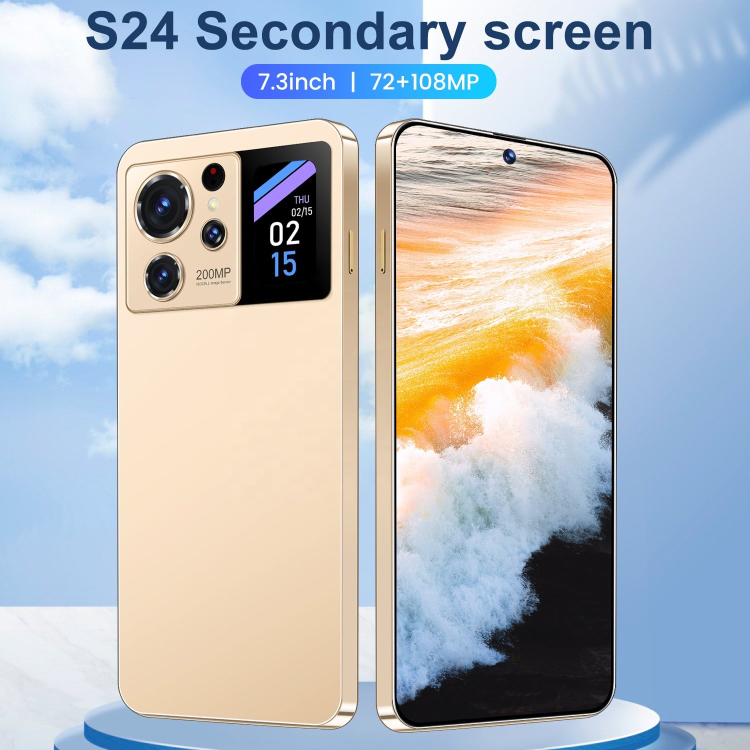 Cellphone 0riginal S24 Ultra Secondary screen 16GB+1TB Smartphone 6.7inch Unlocked dual card 5G Phones Android 13 Mobile phones