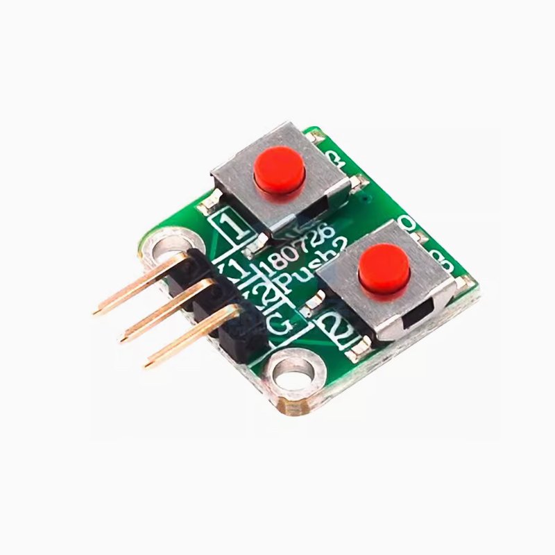 Micro switch 2*4 matrix keyboard with 8 independent keys, microcontroller external expansion keyboard micro switch module