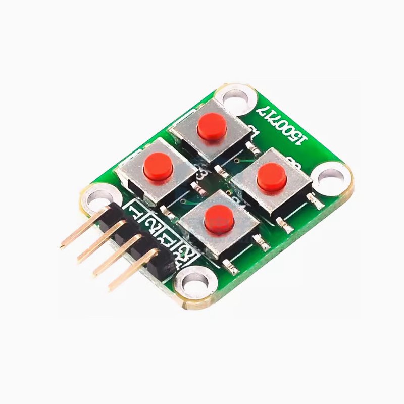 Micro switch 2*4 matrix keyboard with 8 independent keys, microcontroller external expansion keyboard micro switch module