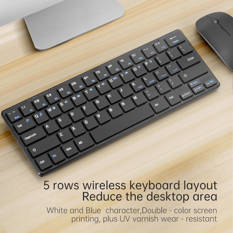 OEM Customized Wireless 5 rows Chocolate black UK Spanish keyboard mouse combo for tablet laptop