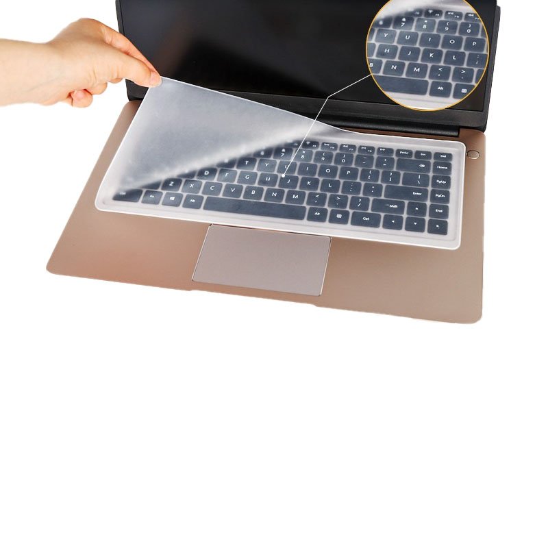 Laptop Universal Keyboard Computer Dust Pad 10"-17 " Desktop Silicone Keyboard Protective Cover Transparent Dust Mat