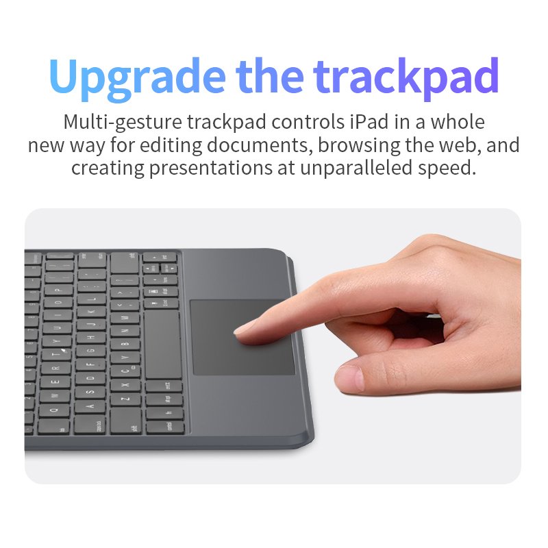 Multi-functional Touch Pad 11 Inch Wireless Smart Keyboard Cover For Ipad Pro 11 Magic Keyboard