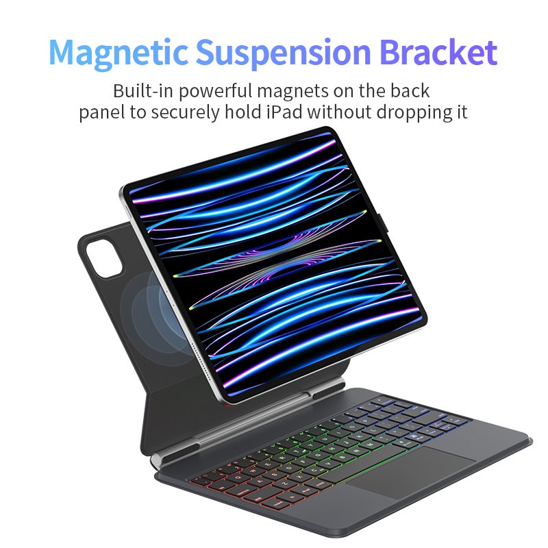 Multi-functional Touch Pad 11 Inch Wireless Smart Keyboard Cover For Ipad Pro 11 Magic Keyboard
