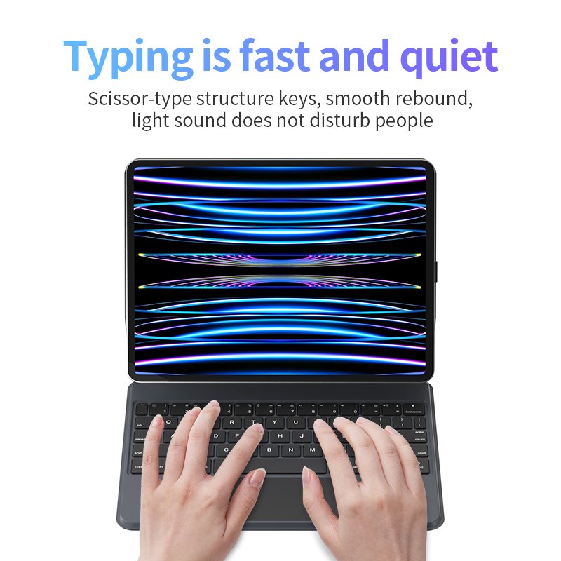 Multi-functional Touch Pad 11 Inch Wireless Smart Keyboard Cover For Ipad Pro 11 Magic Keyboard