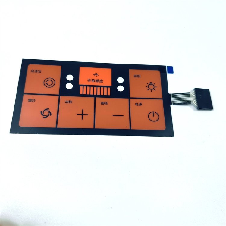 China Custom Capacitive Touch Membrane Switch Controller manufacturer membrane switch supplier for automatic cooker