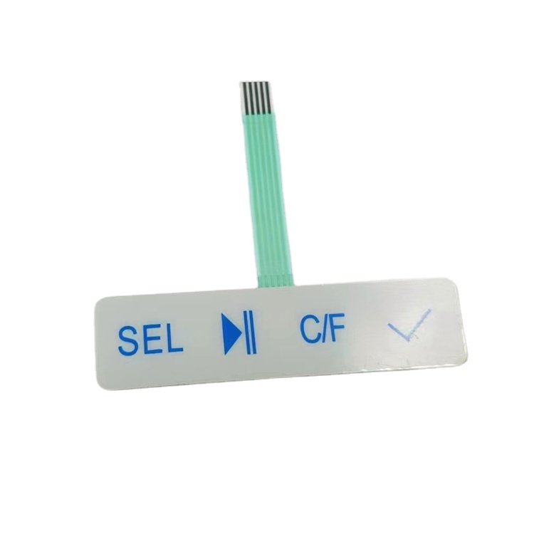 Factory keypads&keyboards screen printing membrane switch keyboard switches and panel thin foil switch with 3M9448A adhesive