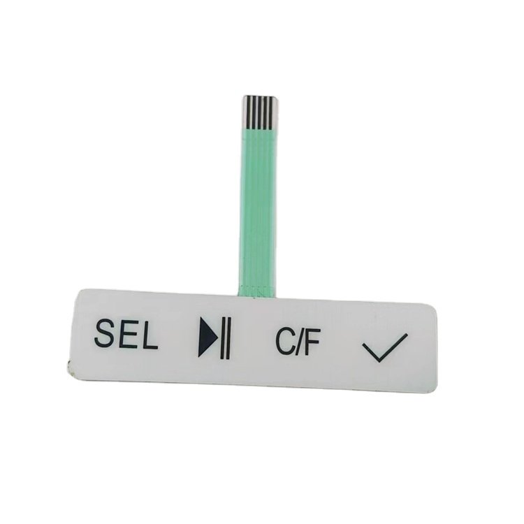 Factory keypads&keyboards screen printing membrane switch keyboard switches and panel thin foil switch with 3M9448A adhesive