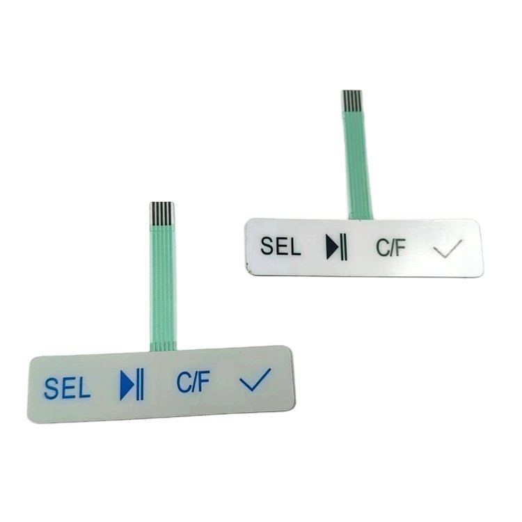 Factory keypads&keyboards screen printing membrane switch keyboard switches and panel thin foil switch with 3M9448A adhesive