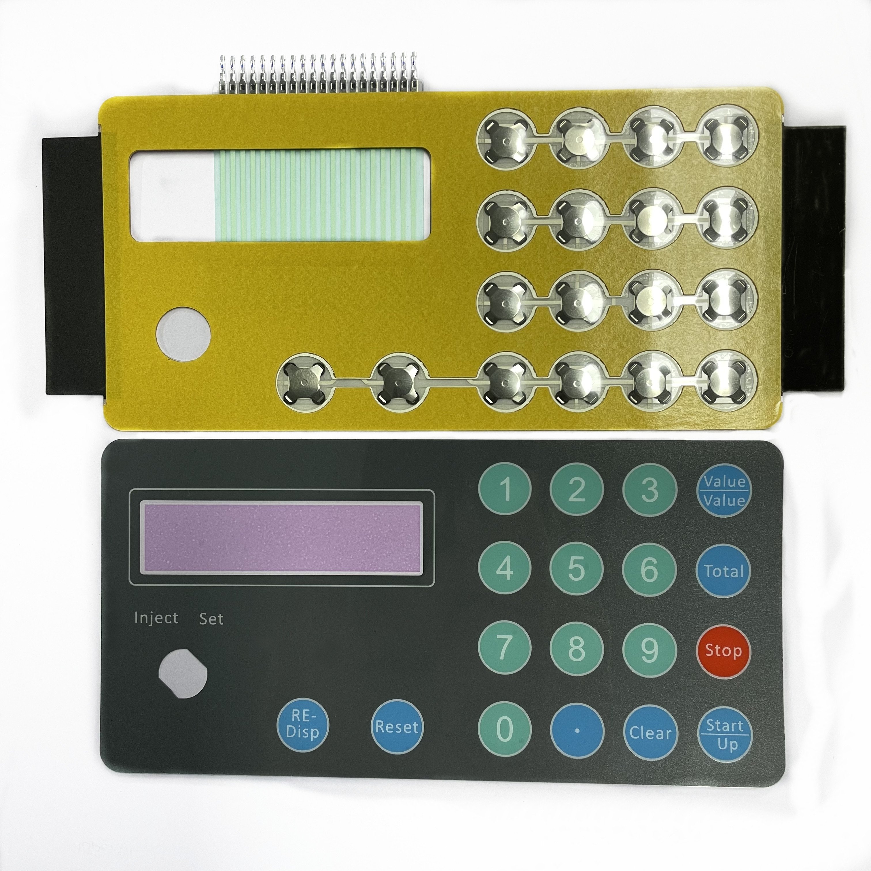 Water proof ESD-shielding pet membrane switch fuel dispenser keypad